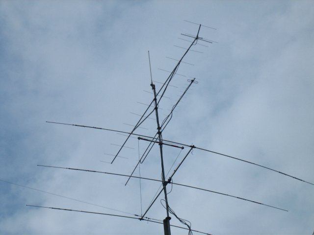Der Beam und andere Antennen von DF0AT